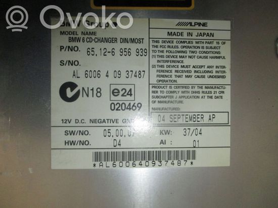 BMW 5 E60 E61 CD/DVD changer 65126956939