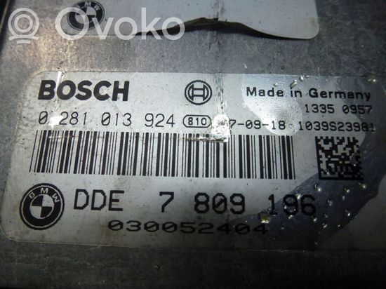 BMW X3 E83 Engine control unit/module 7809196