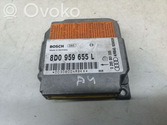 Audi A4 S4 B5 8D Airbag control unit/module 8D0959655L