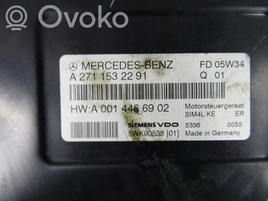 Mercedes-Benz C W203 Engine control unit/module A2711532291