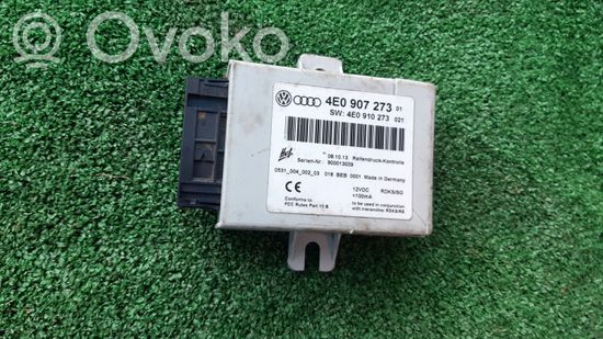 Audi A8 S8 D3 4E Tire pressure sensor 4E0907273