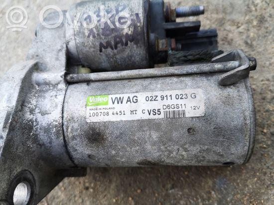 Audi A3 S3 8P Starter motor 02Z911023G