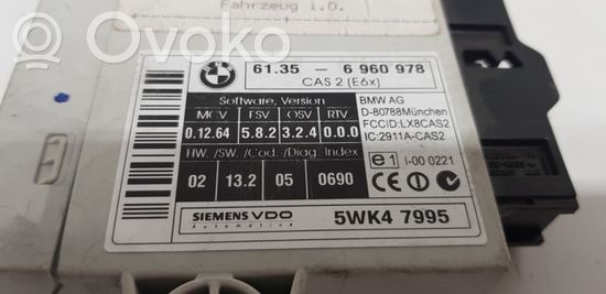 BMW 5 E60 E61 Other control units/modules 6960978 5WK47995
