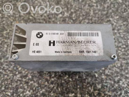 BMW 5 E60 E61 Sound amplifier 65126920461