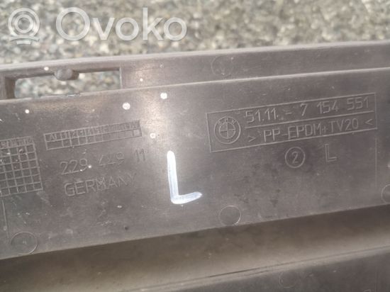 BMW 3 E90 E91 Front bumper lower grill 22944911 51117154551 7154551