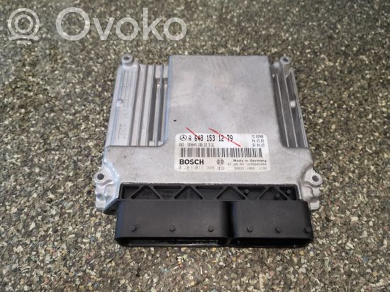 Mercedes-Benz E W211 Engine control unit/module A6481531279 0281011349