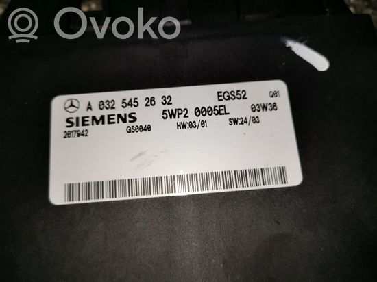 Mercedes-Benz E W211 Other control units/modules A0325452632