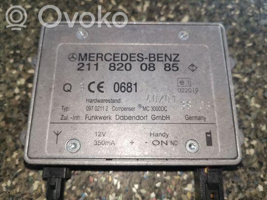 Mercedes-Benz E W211 Aerial antenna amplifier 2118200885