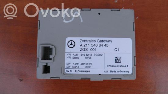Mercedes-Benz E W211 Gateway control module A2115408445