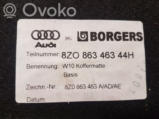 Audi A2 Trunk/boot floor carpet liner 8Z086346344H