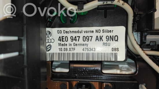 Audi A8 S8 D3 4E Front seat light 4E0907135A 4E0947097AK