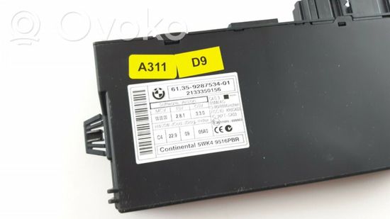 BMW X5 E70 Door central lock control unit/module 9287534 61359287534