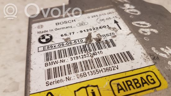 BMW 3 E90 E91 Airbag control unit/module 6577912522401 0285010060