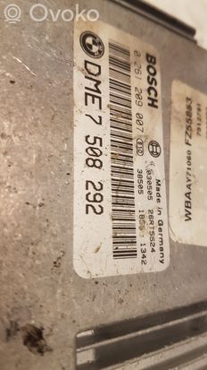 BMW 3 E46 Engine control unit/module DME7508292 0261209007