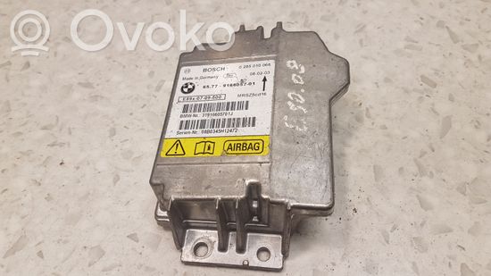 BMW 3 E90 E91 Airbag control unit/module 6577916605701 0285010066