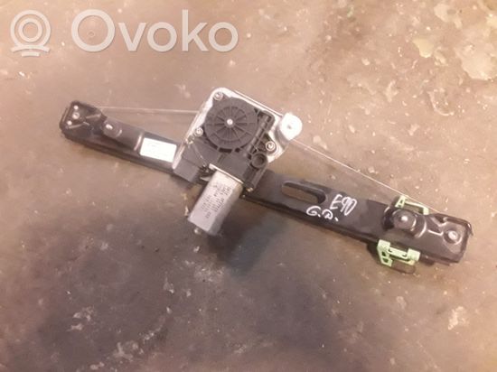 BMW 3 E90 E91 Front door window regulator with motor 7075884