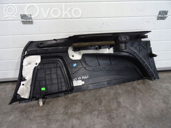 Audi Q7 4L Trunk/boot side trim panel 4L0863880R