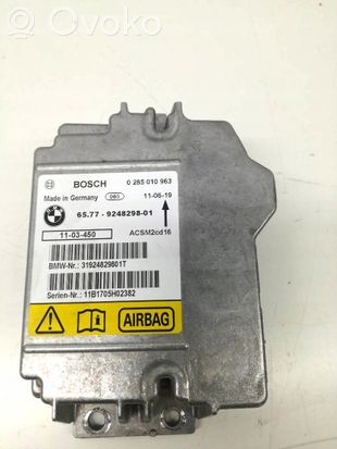 BMW 3 E90 E91 Airbag control unit/module 285010963