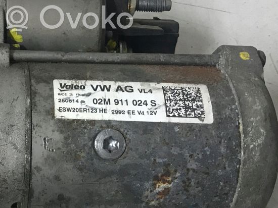 Audi A3 S3 A3 Sportback 8V Starter motor 02M911024S