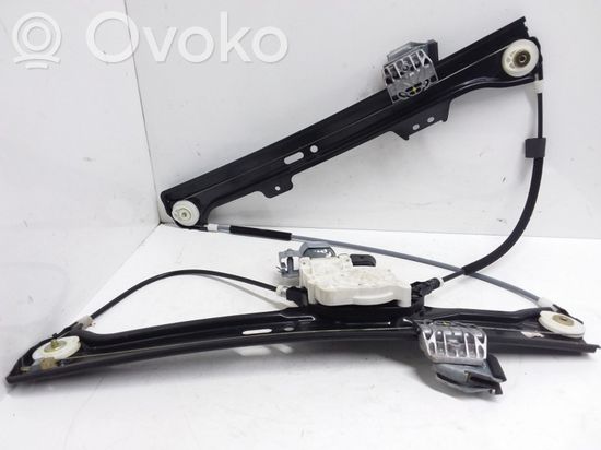 BMW 5 E60 E61 Front door window regulator with motor 6922268
