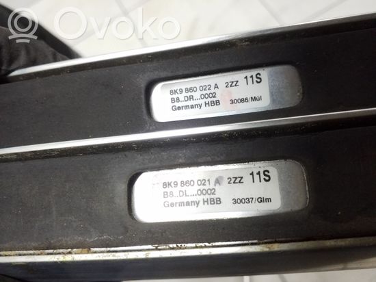 Audi A4 S4 B8 8K Roof bar rail 8K9860022A 8K9860021A