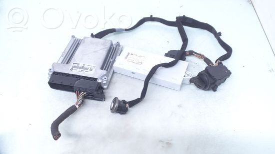 BMW 5 E60 E61 Engine ECU kit and lock set 7802266 0281012190 6954722