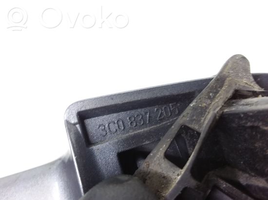 Volkswagen PASSAT B6 Rear door exterior handle 3C0837205 3C0837017 3C0837885G