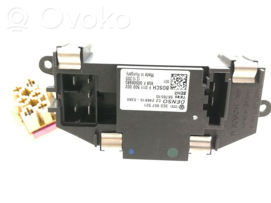 Volkswagen PASSAT B6 Heater blower motor/fan resistor 3C0907521 987651G
