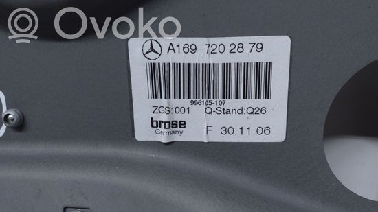 Mercedes-Benz B W245 Front window lifting mechanism without motor A1697202879