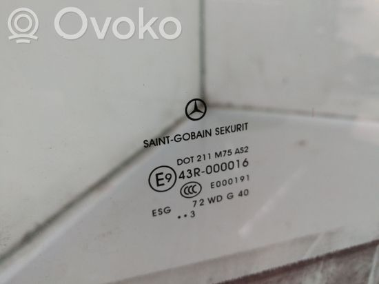 Mercedes-Benz Vito Viano W639 Front door window glass four-door AS2