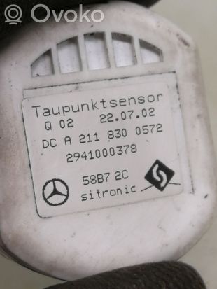 Mercedes-Benz E W211 Interior temperature sensor A2118300572