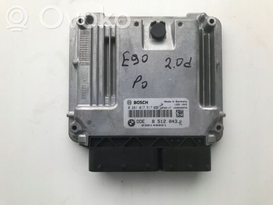 BMW 3 E90 E91 Engine control unit/module 0281017517