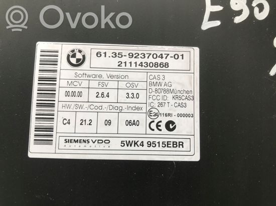 BMW 3 E90 E91 CAS control unit/module 5WK49515EBR