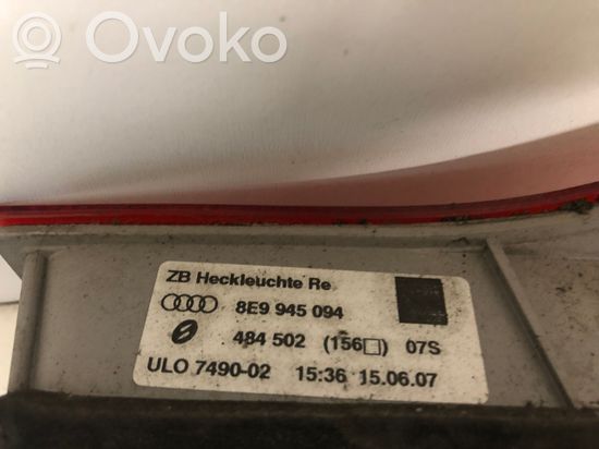 Audi A4 S4 B7 8E 8H Tailgate rear/tail lights 8E9945094