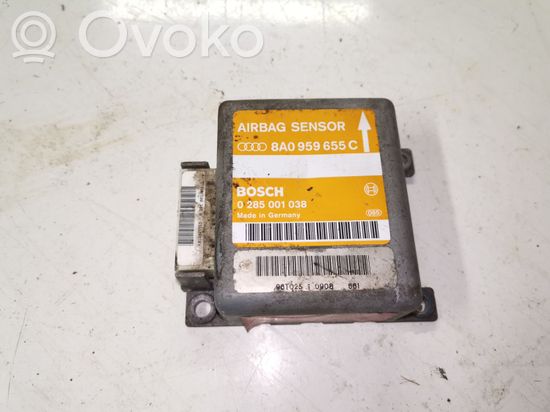 Audi A4 S4 B5 8D Airbag control unit/module 8A0959655C 0285001038