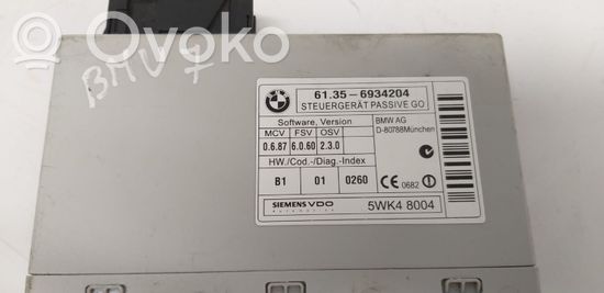 BMW 7 E38 Door control unit/module 61356934204 934204 5WK48004