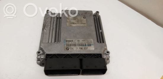 BMW 5 E60 E61 Engine control unit/module 0281012091 7796637