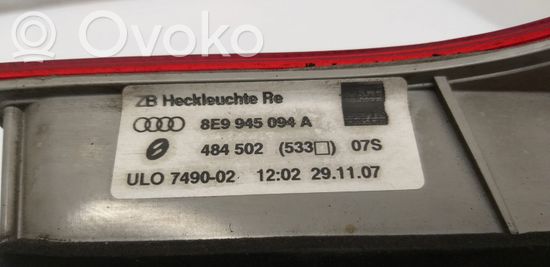 Audi A4 S4 B7 8E 8H Tailgate rear/tail lights 8E9945094A
