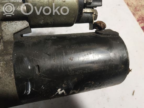BMW 3 E46 Starter motor 0001108196