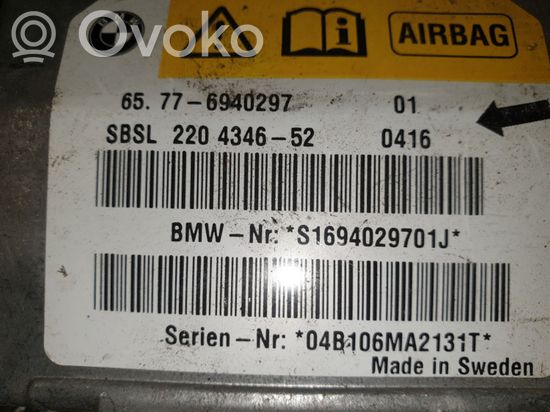 BMW 5 E60 E61 Airbag control unit/module 6940297
