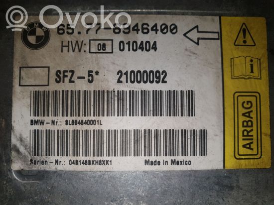 BMW 5 E60 E61 Airbag control unit/module 6946400