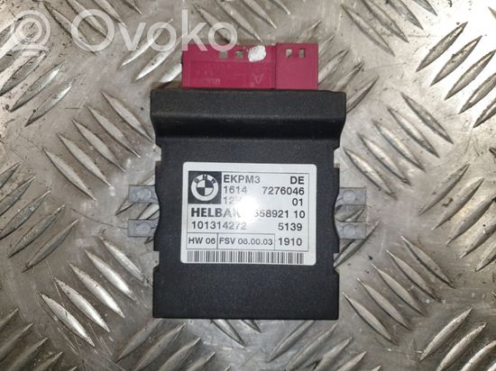 BMW 3 E90 E91 Fuel injection pump control unit/module 7276046