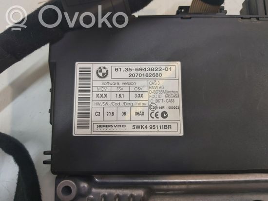 BMW 5 E60 E61 Engine ECU kit and lock set 7803373 6954722 6943822