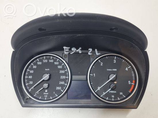 BMW 3 E90 E91 Speedometer (instrument cluster) 9166846