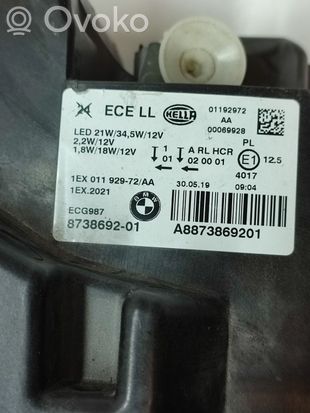 BMW 1 F20 F21 Headlight/headlamp 8738692 A8873869201