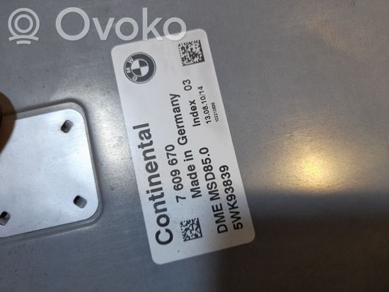 BMW 5 F10 F11 Engine control unit/module 7609670