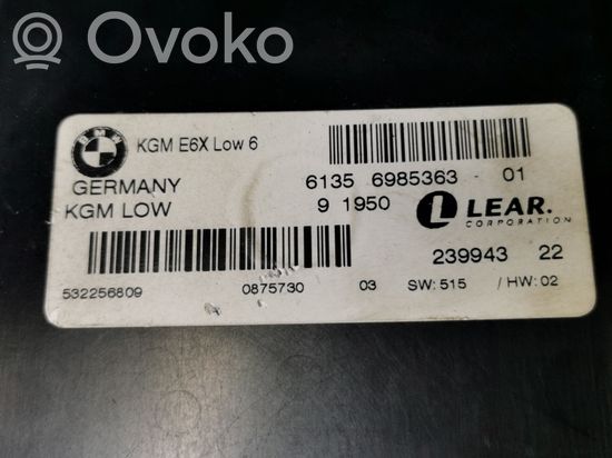 BMW 5 E60 E61 Gateway control module 61356985363 6985363