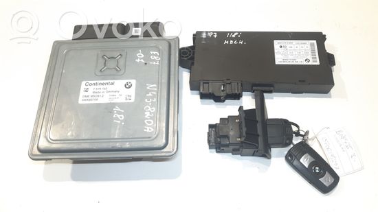 BMW 1 E81 E87 Engine ECU kit and lock set 6954717 61359147220