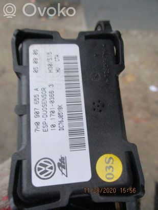 Audi A3 S3 8P ESP acceleration yaw rate sensor 7H0907655A