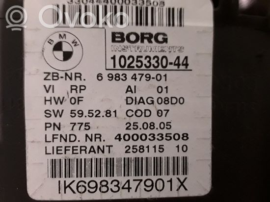 BMW 3 E90 E91 Speedometer (instrument cluster) 102533044